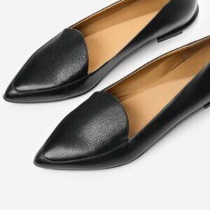 Everlane The Modern Point Black Flats | Size 7.5